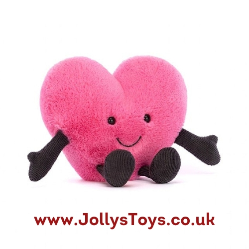 Jellycat Amuseable Pink Heart, Small